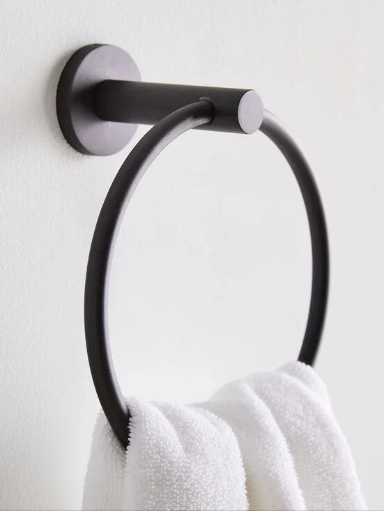 Modern Overhang Bathroom Hardware Towel Ring