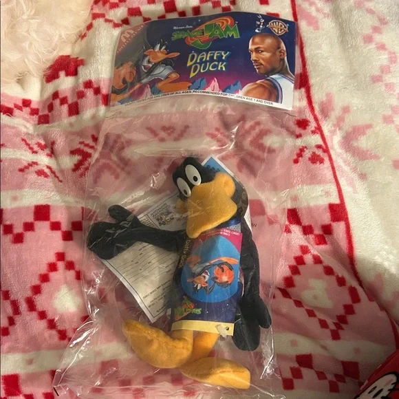 Space Jam Daffy Duck Toy - Black and Yellow mcdonald’s