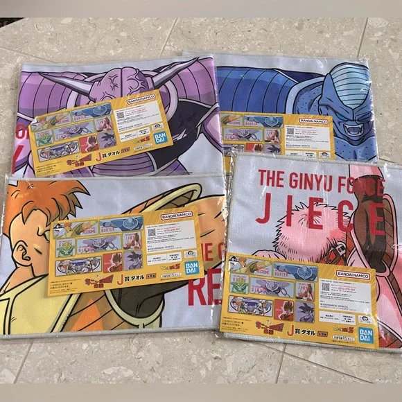 4 dragon ball Z towels