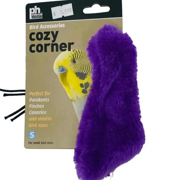 Prevue Pet Products Small Cozy Corner for birds 6 inch purple