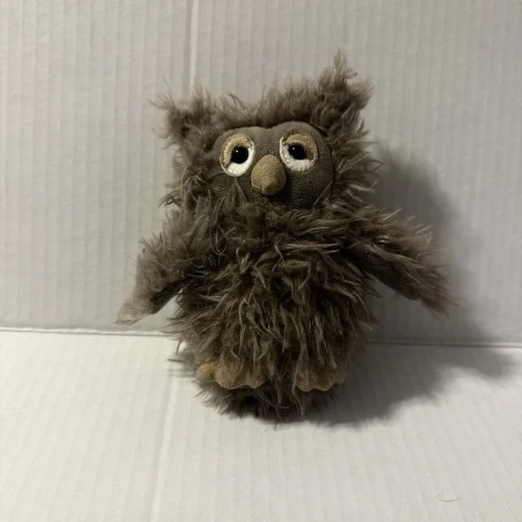 Jellycat Small Bonbon Owl & Tags Brown Little Cute Soft Plush Toy Bird of Prey