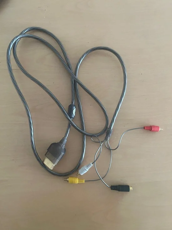 Composite AV with RCA Connectors - Black and Yellow