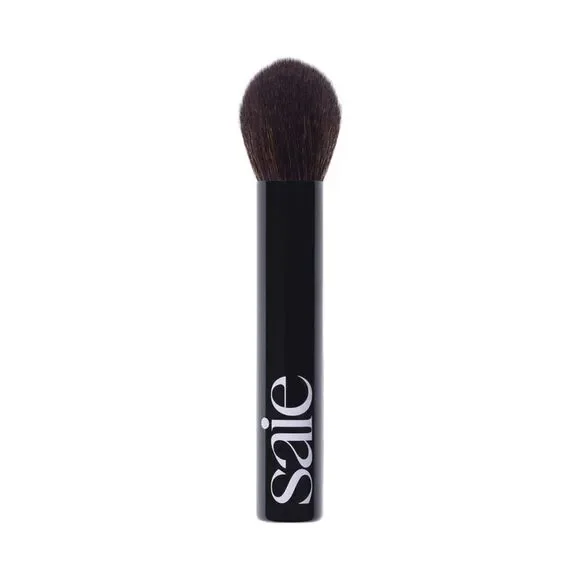 Saie 1 Black Fluffy Makeup Brush With Tapered Tip for Precise Application