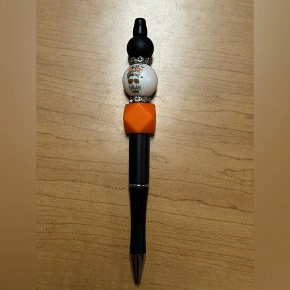 Spooky Mama Beaded Pen