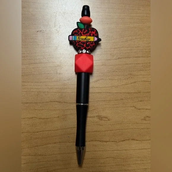 Teacher Focal Beaded Pen