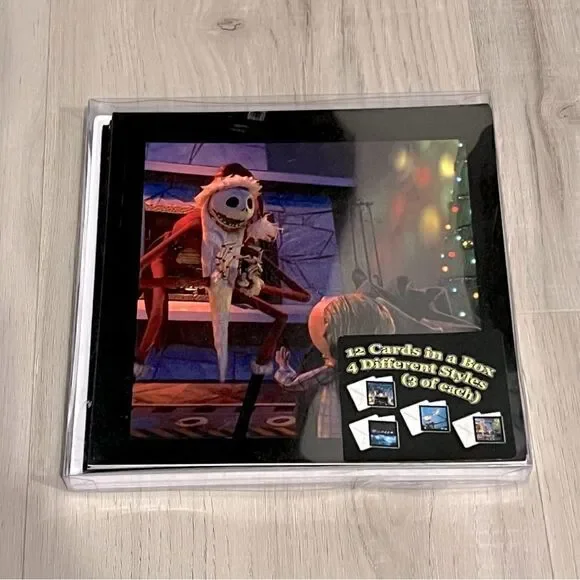 Disney’s Nightmare Before Christmas holiday card set Deadstock RARE Collectible