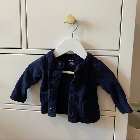 Ralph Lauren Navy Blue Cardigan 6 Months