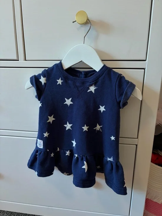 Ralph Lauren Navy Blue Star Dress 3 Months