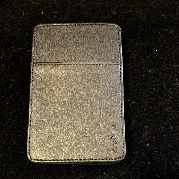 Garmin Black Leather Phone Case