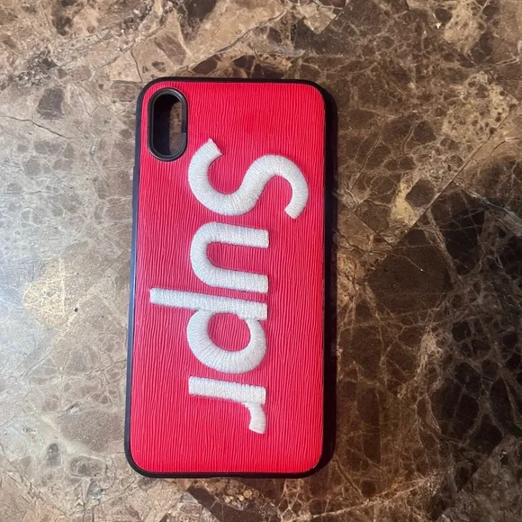 “Supr” Supreme iPhone XS case