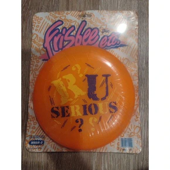Vintage Wham-O frisbee flying disc orange New In Package