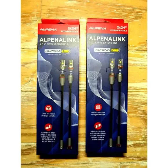 Alpena AlpenaLink 2 x 24'' - 2 Pack Wire Extensions Cables Interior Exterior Use