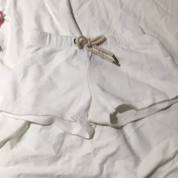 Ralph Lauren 2t White French terry pull on short