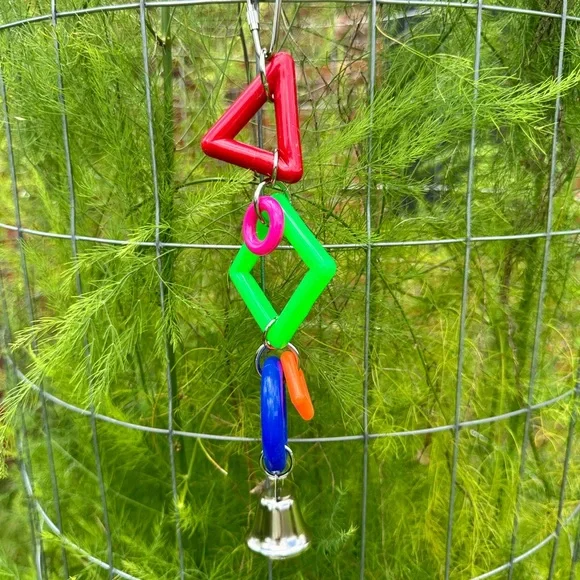 Handmade - Small Parrot Colorful Geometric Toy