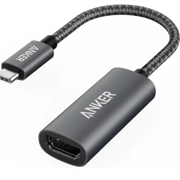 Anker USB-C to HDMI Adapter - Black and Silver