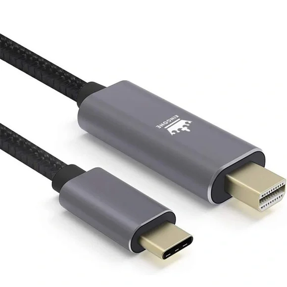 USB C to Mini Display, 4K@60HZ 6ft MacBook Pro, Surface Book 2,Galaxy S8/S9