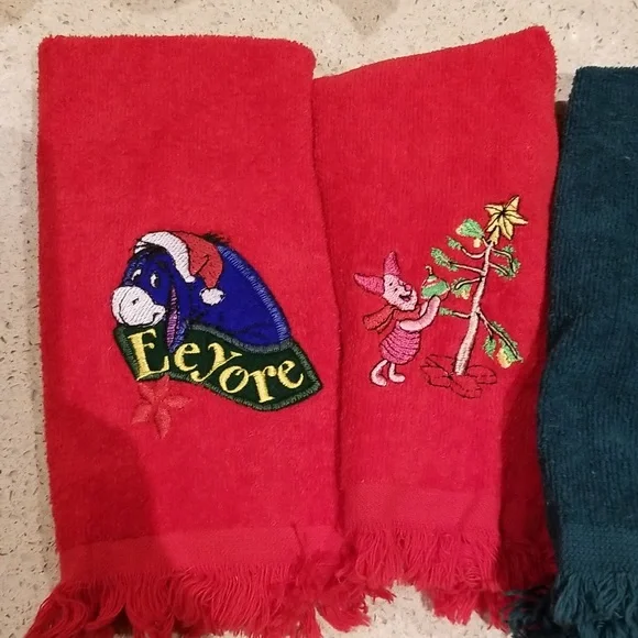 Set of 4 finger tip towels