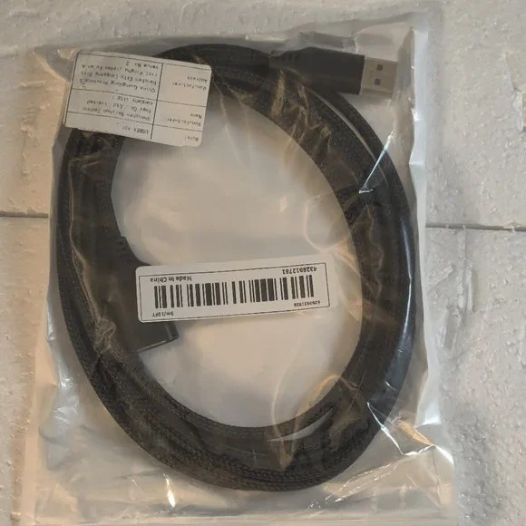NWT USB Extension Cord Cable Male to Female 6' 6-foot 6 feet Extender Black 3.0