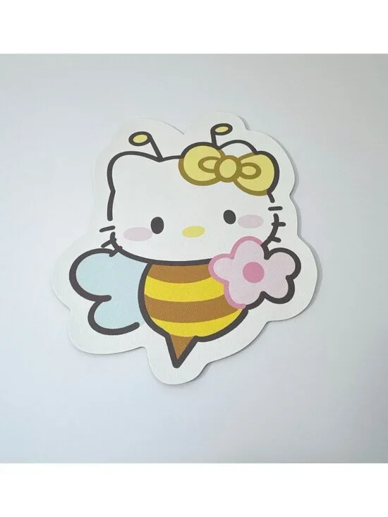 Hello Kitty Yellow Bee Spring Mouse Pad