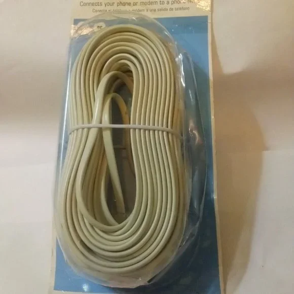 RCA 50 Ft (15.2 M) Phone Line Cord TP443N, SEALED