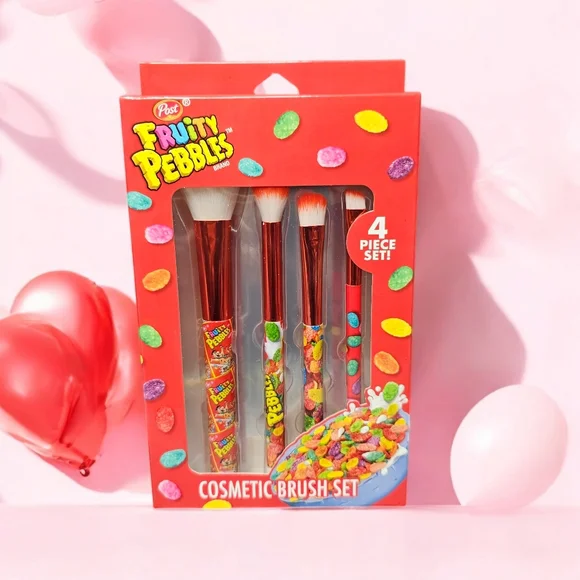 Flintstones - Fruity Pebbles Cosmetic Brush Set‎ - NIB