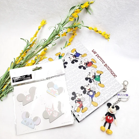 Disney Parks Stationary and Keychain