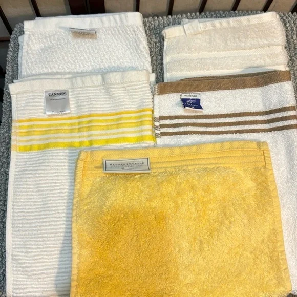 Cannon Royale Palais Monarch Metro Soft Bath Towels Hand Towels VTG Lot Of 5