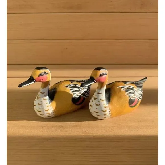 Vintage Mallard Duck Collectable Figurine Brown 3