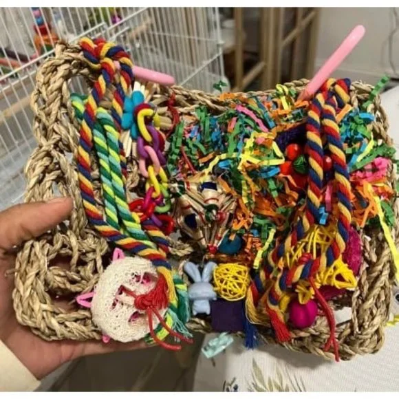 New Bird Toys Bird Foraging Toys for Parakeets Cockatiel Conures Lovebirds Bird