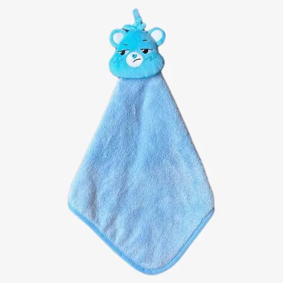 (3 for $15) Care Bears blue plush hand towel