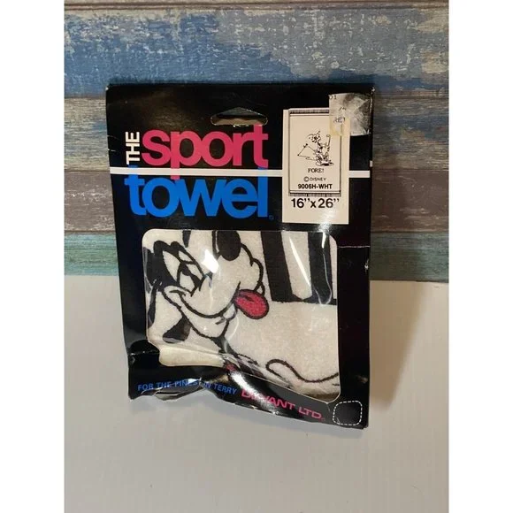Disney Goofy Golf sport towel NIP Vintage Fore! 16x26