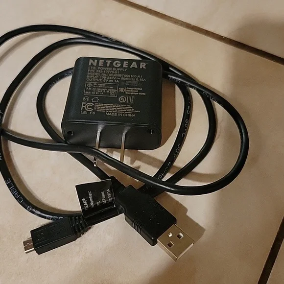 OEM Netgear Power Supply Wall Charger & Cord