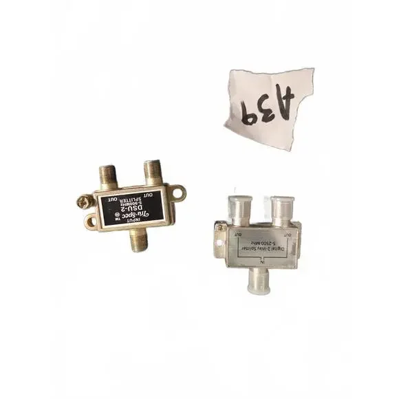 Coaxial Splitters Lot | Set of 2 - Tru-Spec DSU-2 & Digital 2-Way