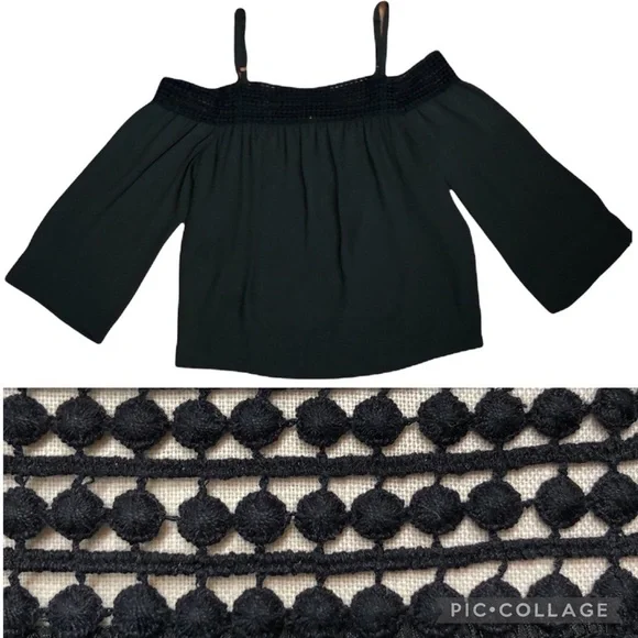 Rebecca Minkoff Cold Shoulder Lace Top