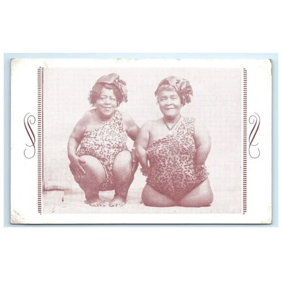 VTG Postcard Alzoria Johanna Cavalcade Variety Show New‎ York Coney Island Rare