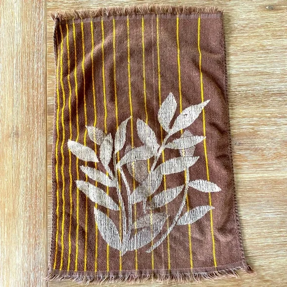 Vintage Midcentury Cotton Hand Towel