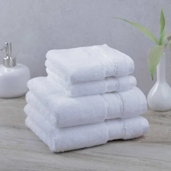 Purely Indulgent 4-piece Egyptian Cotton Hand Towel and Washcloth Set, NWT