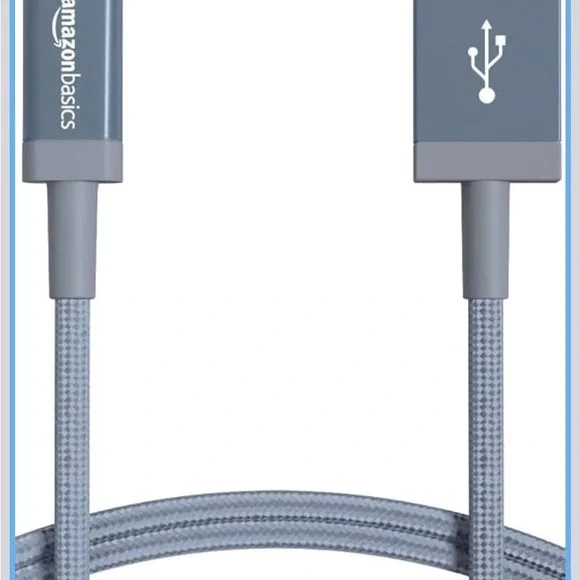 10 feed Fast Charging USB-A to Lightning Nylon Braided Charger Cable, New