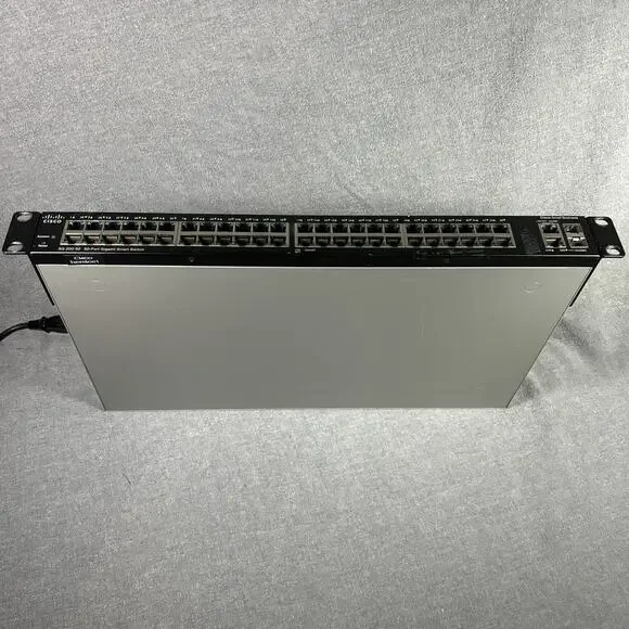 Cisco SLM2048 T V01 SG200-50P 50 Port PoE Gigabit Smart Switch W/Power Cord