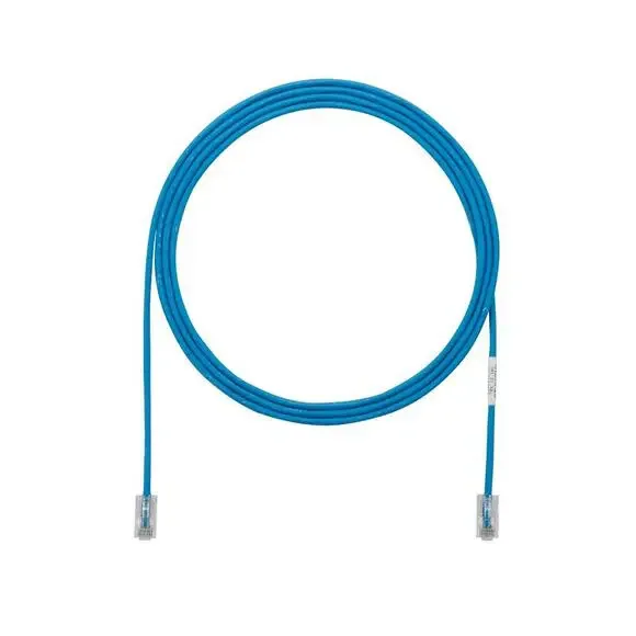 Cat 5e 28 AWG UTP Copper Patch Cord, 10 ft, Blue Lot 24 Pcs
