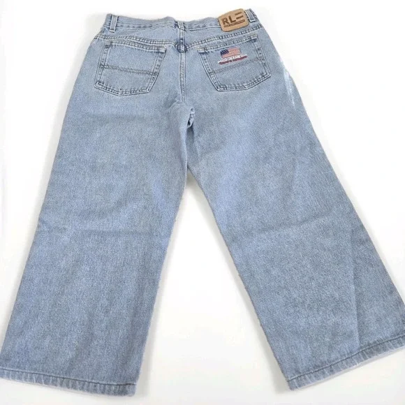 Polo‎ Jeans Co. Ralph Lauren Jeans Boys Size 16 Blue Denim Straight Leg Vintage