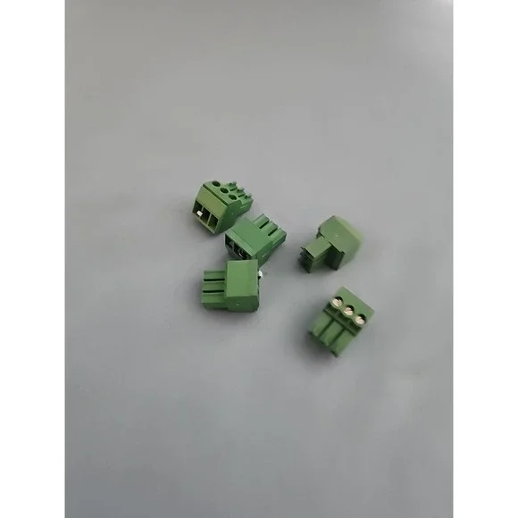 Set Of (5) 3 Pin Terminal Block Connector - Crestron, Speakercraft, B&K, AMX
