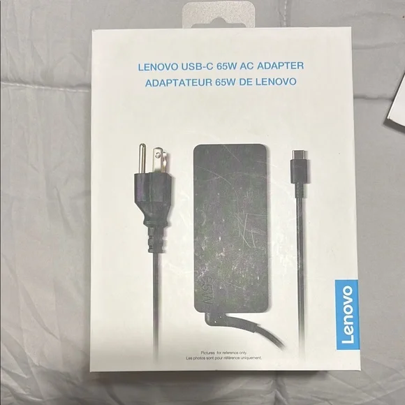 Lenovo 65W USB-C Power Adapter in Black