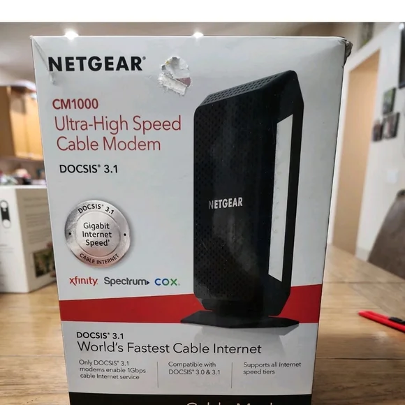 NETGEAR Black High-Speed Cable Modem