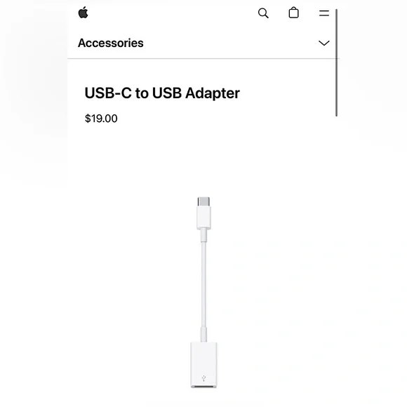 COPY - Apple USB-C to USB Adapter