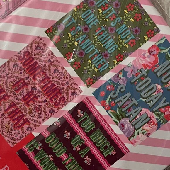 Sarcastic Note Cards Set of 2 Boxes 16‎ Blank Cards Funny Bright Stationery Gift