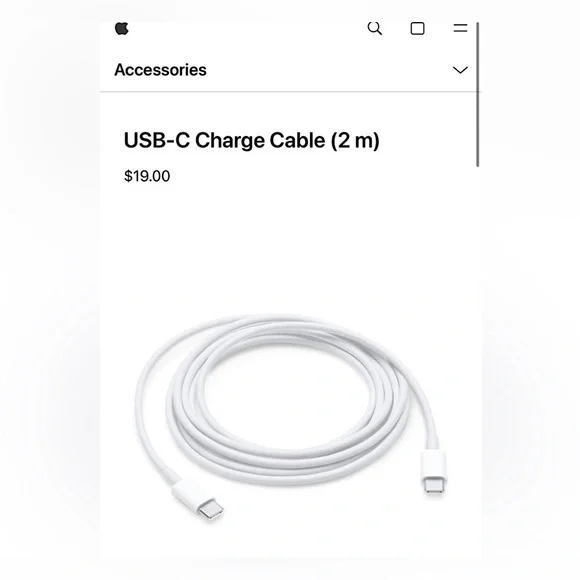 COPY - COPY - Apple USB-C Charge Cable (2 m)