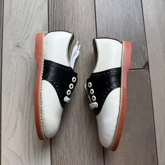 Kids willies saddle shoes black