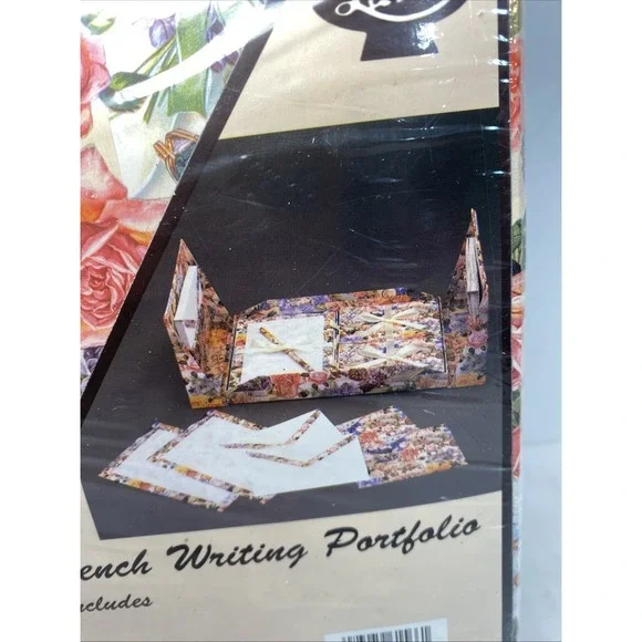 French Writing Portfolio Stationary Set By LaVie 89 Pcs Factory Sealed New Roses