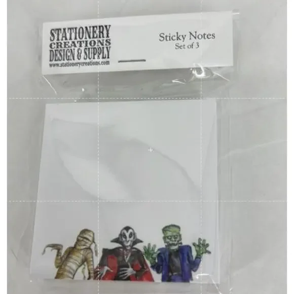 Party Monsters Sticky Notes